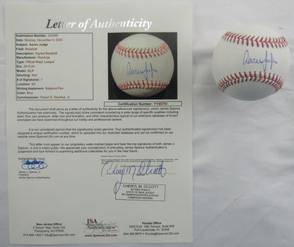 Aaron Judge Signed Auto Autograph Rawlings Baseball JSA LOA YY45791