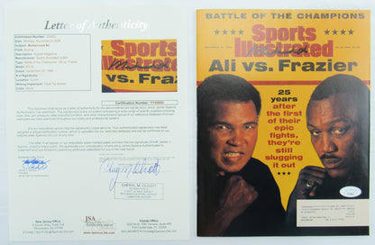 Muhammad Ali Signed Auto Autograph Magazine JSA YY45800