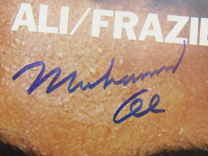 Muhammad Ali Joe Frazier Signed Auto Autograph Program JSA LOA YY45803