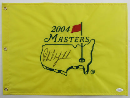 Phil Mickelson Signed Auto Autograph 2004 Masters Pin Flag JSA LOA YY45821