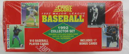 1992 Score Baseball Collector Set Factor Sealed - 910 Cards + 17 Bonus