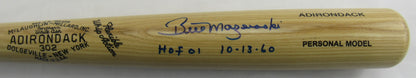 Bill Mazeroski Signed Auto Autograph Baseball Bat w/ HOF Insc JSA AX04921