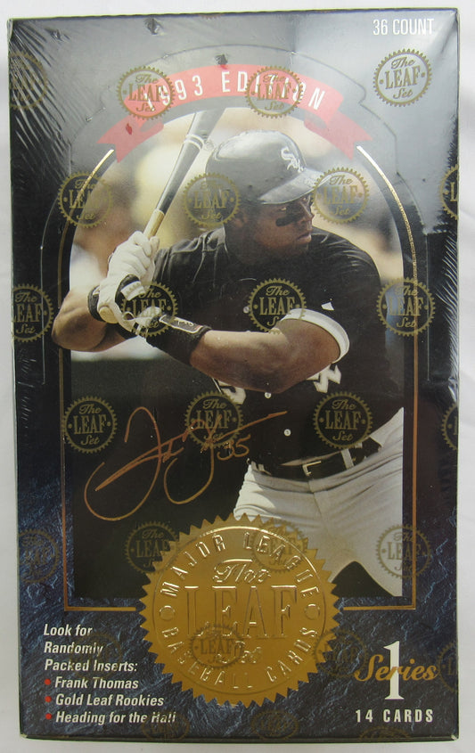 1993 Leaf Baseball Series 1 Wax Box ~ Factory Sealed Box