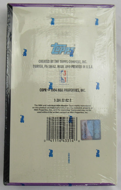 1993-94 Topps Stadium Club Basketball Series 2 Sealed Hobby Box Wax NBA