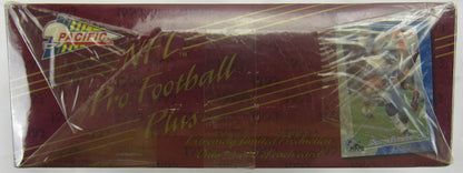 1993 Pacific Plus NFL Pro Football Box with 36 Sealed Packs