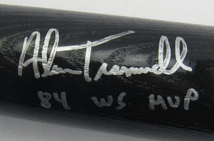 Alan Trammell Signed Auto Autograph Baseball Bat w/ Insc JSA AX04948