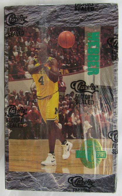 1993 Four Sport Classic Draft Picks Wax Box, Football, Basketball, Autos!