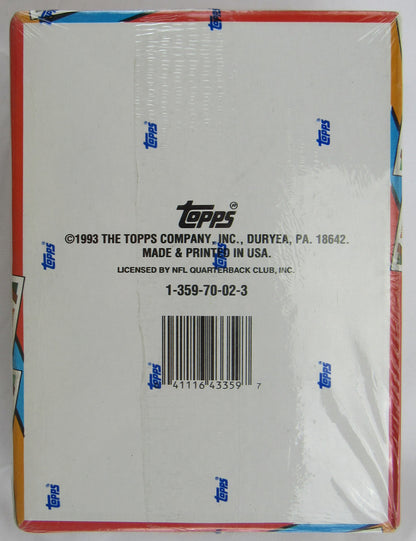 1993 Topps Football Series 2 Factory Sealed Wax Box 36 Packs
