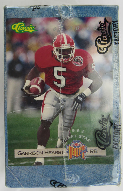 1993 Classic NFL DRAFT PICKS FOOTBALL Wax Packs Factory SEALED BOX!