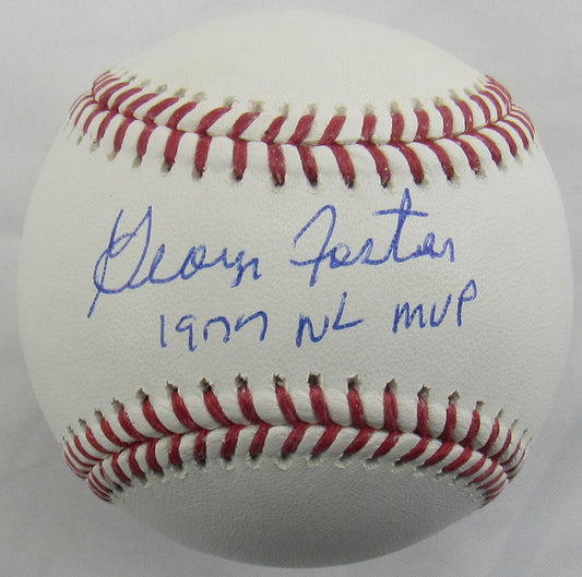 George Foster Signed Auto Autograph Rawlings Baseball w/ Insc JSA Witness