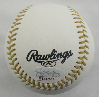 Andruw Jones Signed Auto Autograph Rawlings Gold Glove Baseball w/ Insc JSA Witness