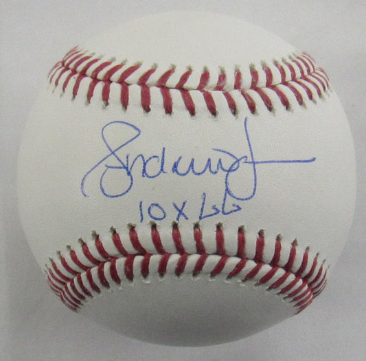 Andruw Jones Signed Auto Autograph Rawlings Baseball w/ Insc JSA Witness