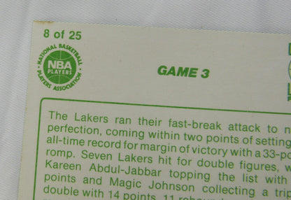 1984 Star - Celtics Championship Playoff vs LA Complete Set (25) NM