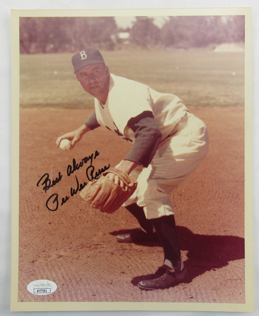 Pee Wee Reese Signed Auto Autograph 8x10 Photo JSA AY77361