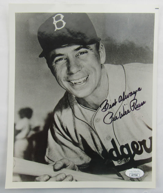 Pee Wee Reese Signed Auto Autograph 8x10 Photo JSA AY77360