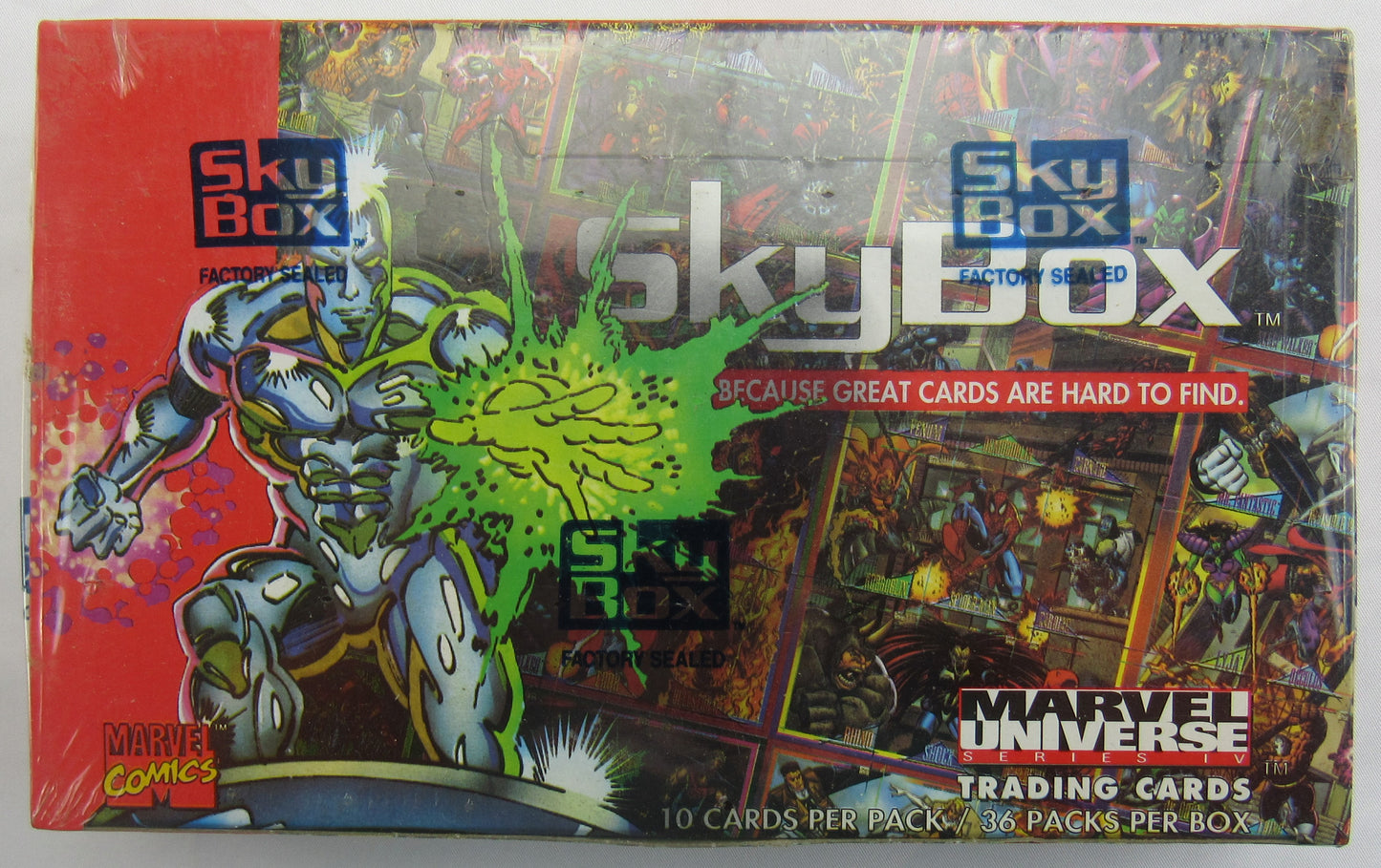 Marvel Universe Series IV SkyBox Card Packs Factory Sealed - 36ct Box