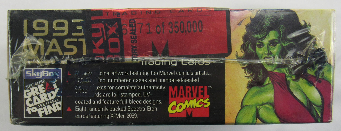 1993 Marvel Masterpieces SkyBox Card Packs Factory Sealed - 36ct Box