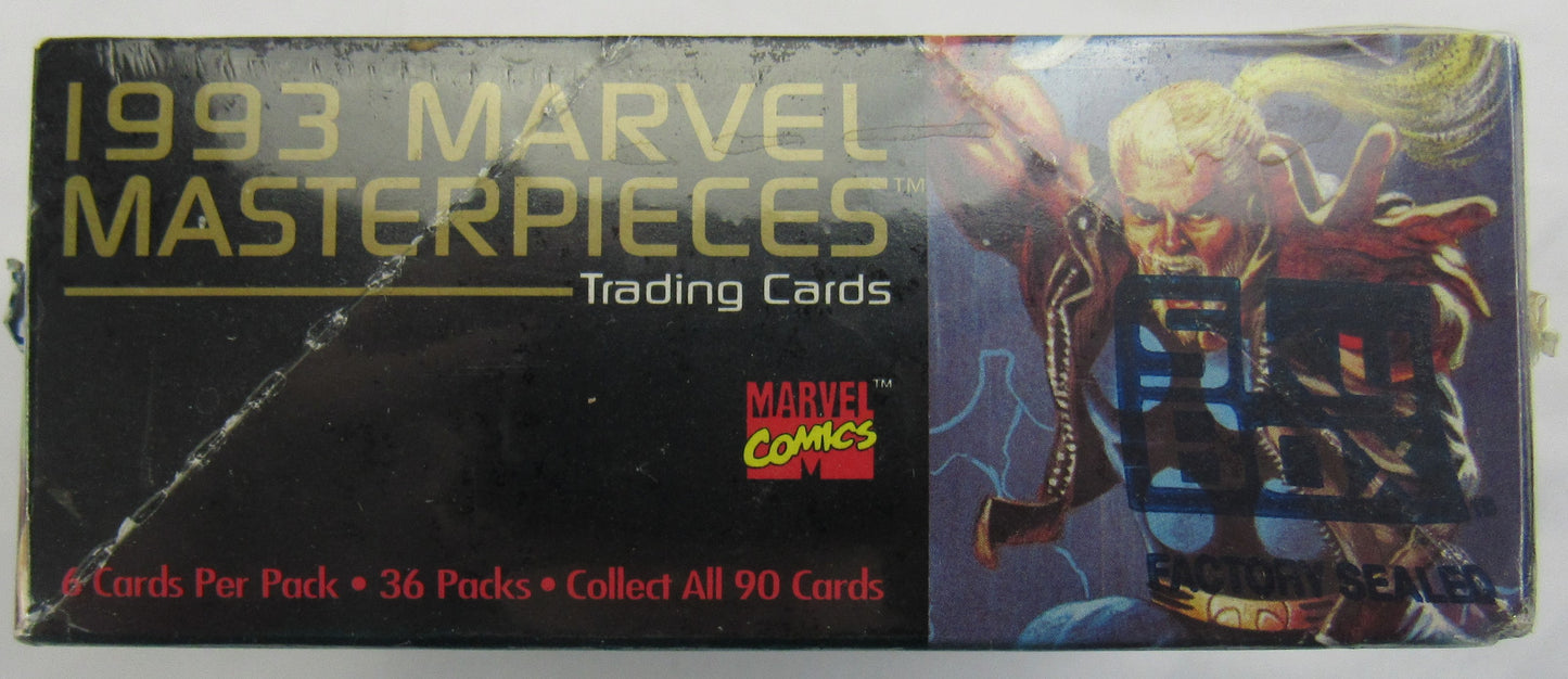 1993 Marvel Masterpieces SkyBox Card Packs Factory Sealed - 36ct Box