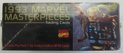 1993 Marvel Masterpieces SkyBox Card Packs Factory Sealed - 36ct Box