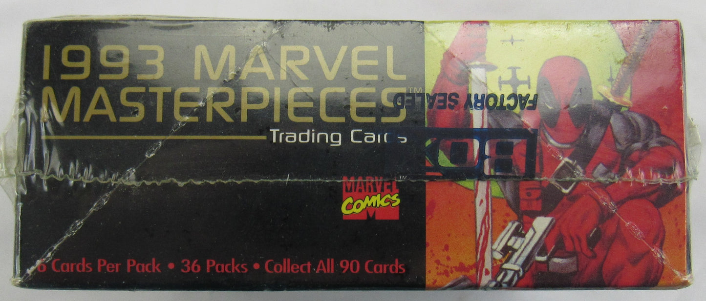 1993 Marvel Masterpieces SkyBox Card Packs Factory Sealed - 36ct Box