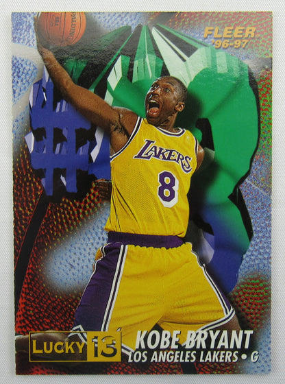 1996-97 Kobe Bryant Fleer Lucky 13 Card