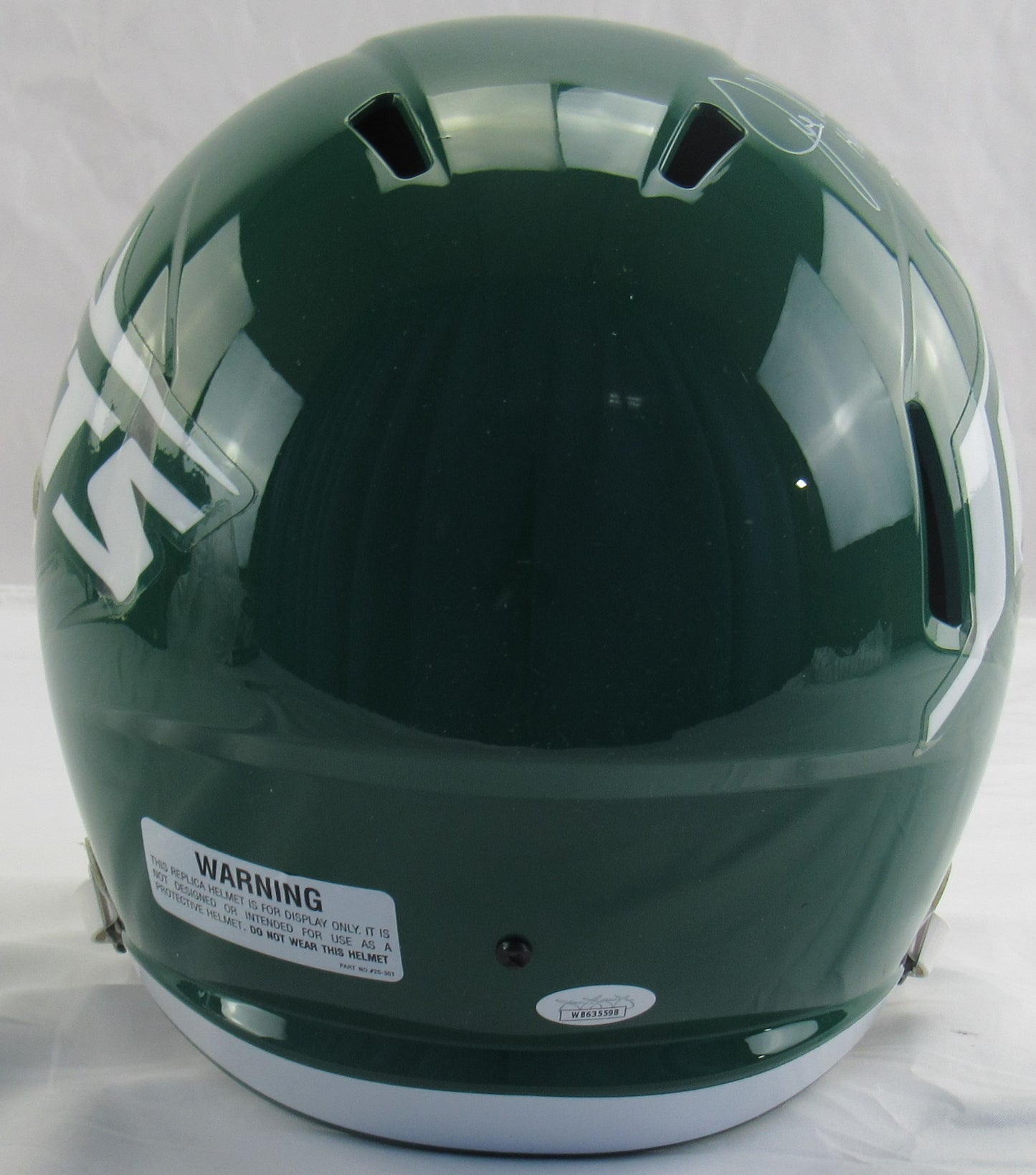 Joe Klecko Signed Auto Autograph Jets Helmet Replica JSA Witness