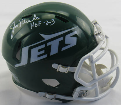 Joe Klecko Signed Auto Autograph Jets Mini Helmet JSA Witness