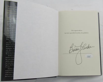 Brian Johnson Signed Auto Autograph Hardcover Book JSA AV66198