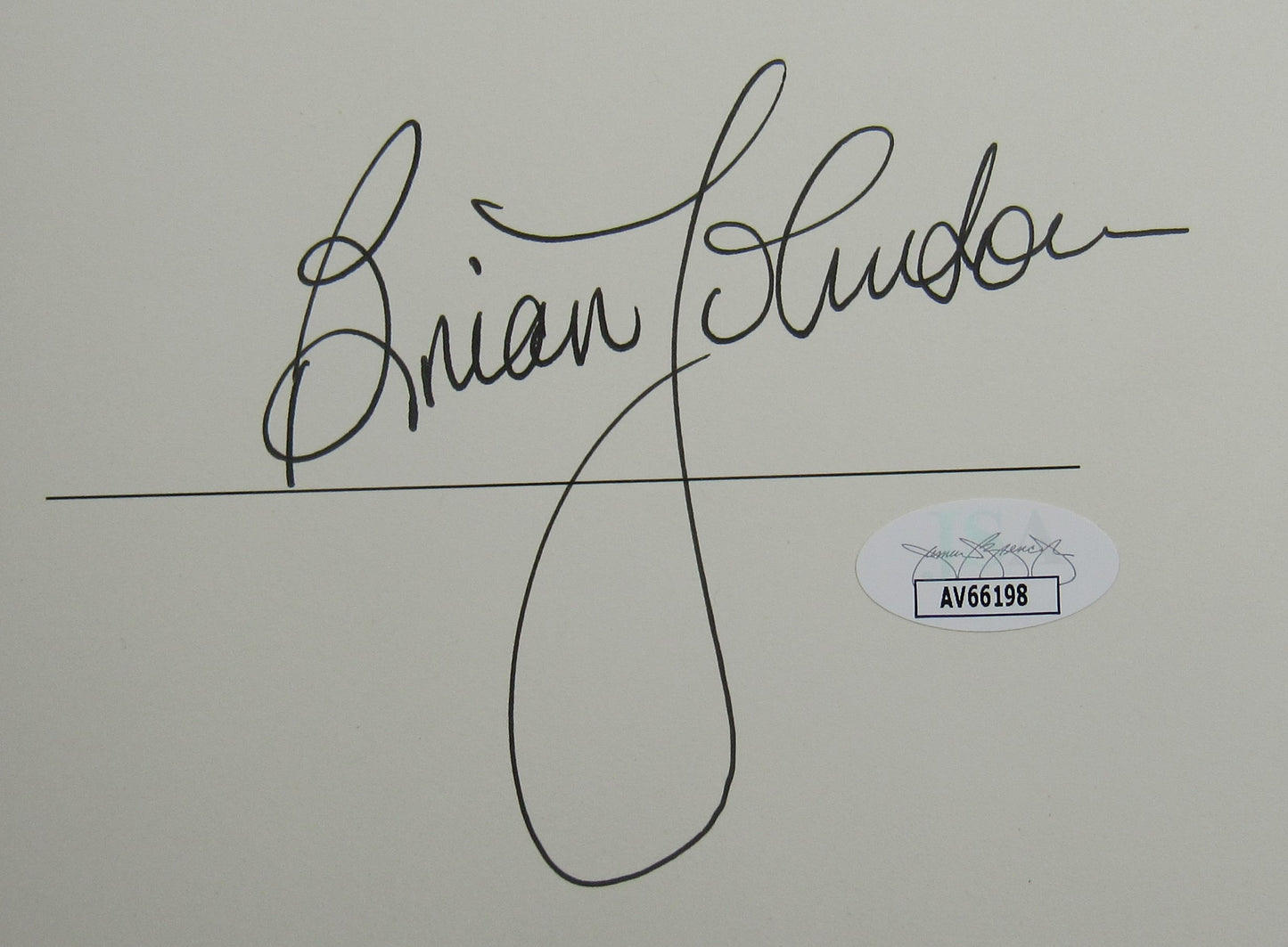 Brian Johnson Signed Auto Autograph Hardcover Book JSA AV66198