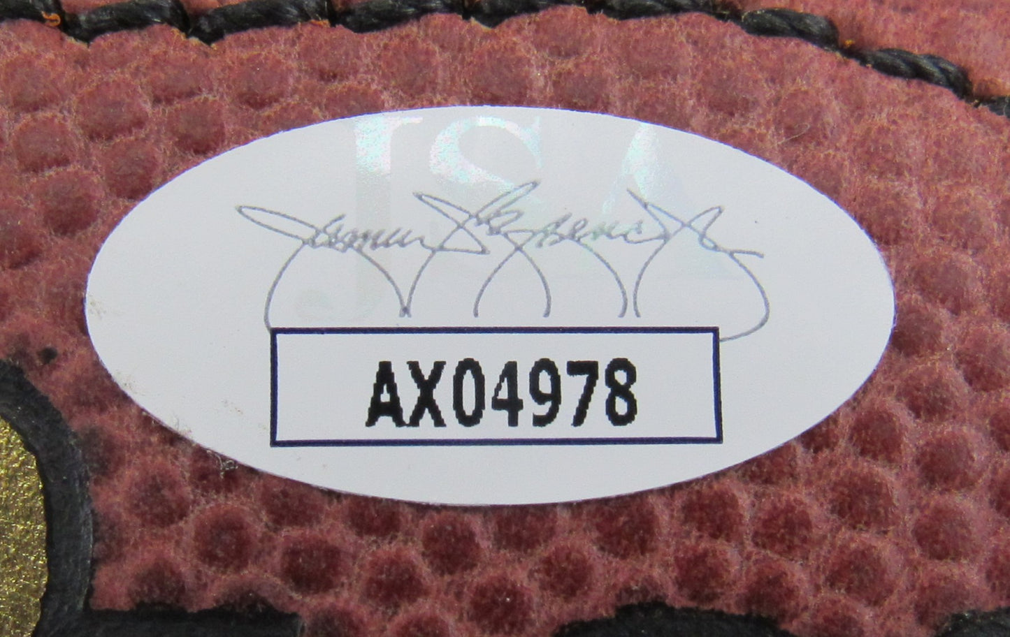 Emmitt Smith Signed Auto Autograph Wilson Football JSA AX04978