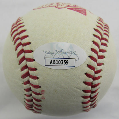 Bob Feller Signed Auto Autograph Rawlings All Star Baseball JSA AB10359