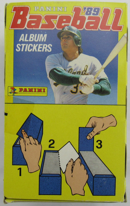 1989 Panini Baseball Album Stickers Factory Box