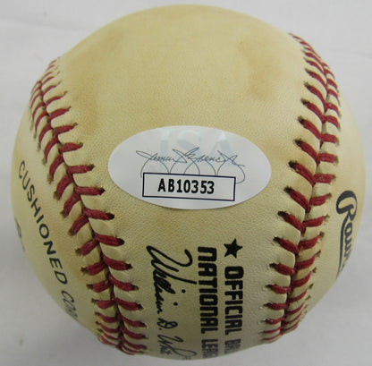 Pee Wee Reese Signed Auto Autograph Rawlings Baseball JSA AB10353