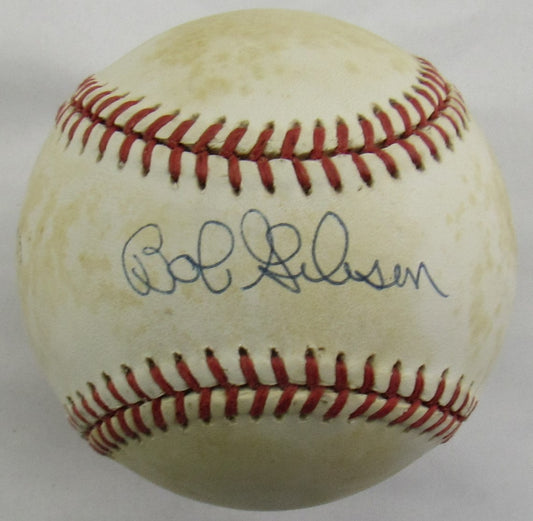 Bob Gibson Signed Auto Autograph Rawlings Baseball JSA AB10357