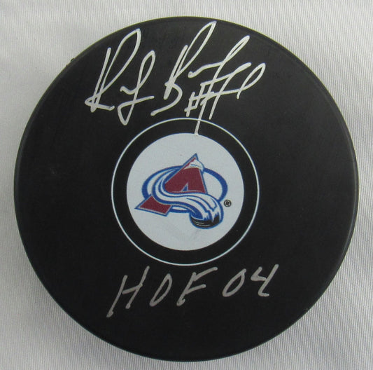 Ray Bourque signed Signed Auto Puck w/ Insc Steiner Hologram