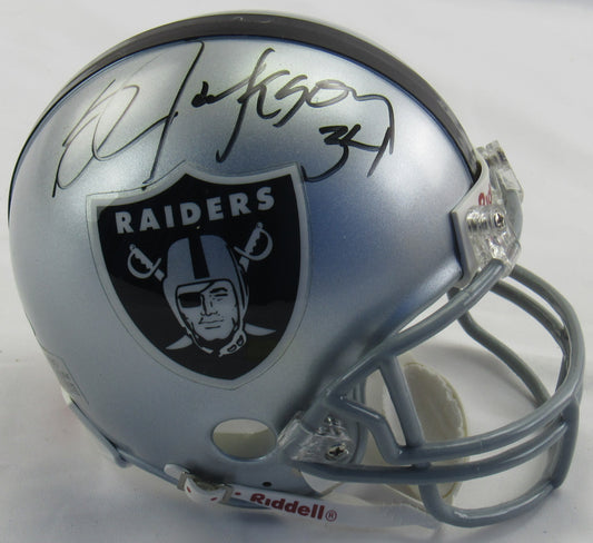 Bo Jackson Signed Auto Raiders Mini Helmet Tristar Hologram