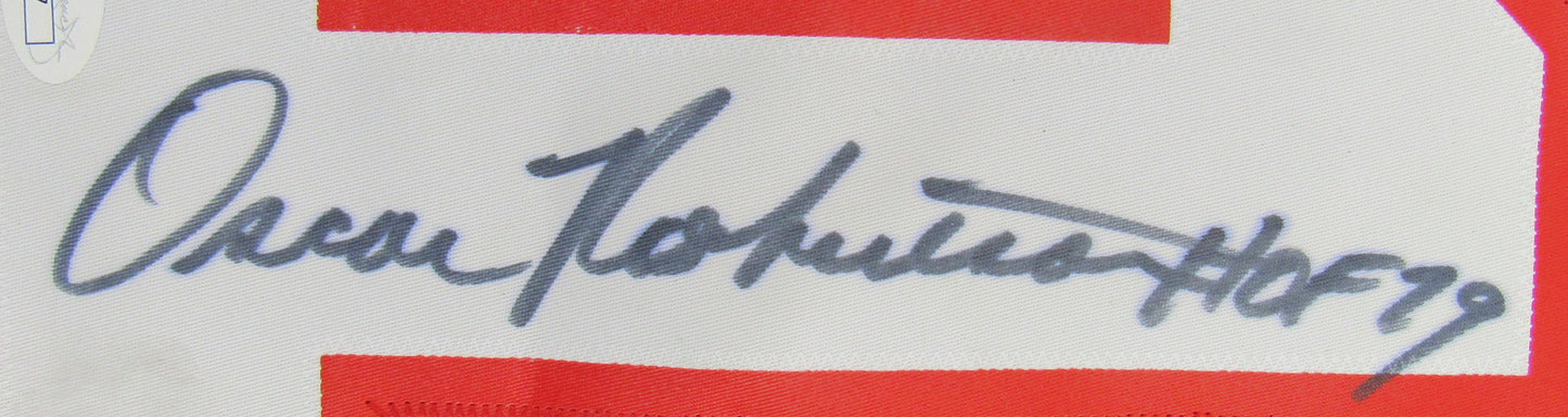 Oscar Robertson Signed Auto Autograph Replica Jersey JSA P21497