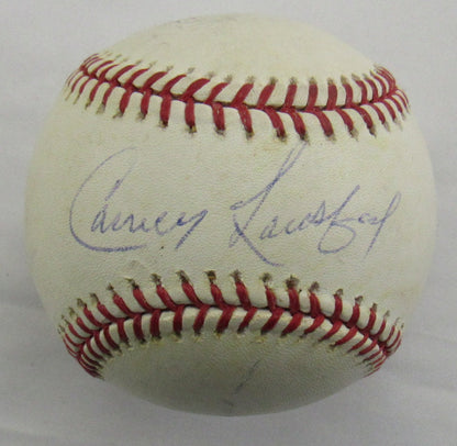 Carney Lansford Signed Auto Rawlings Baseball JSA AA54225