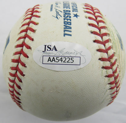 Carney Lansford Signed Auto Rawlings Baseball JSA AA54225