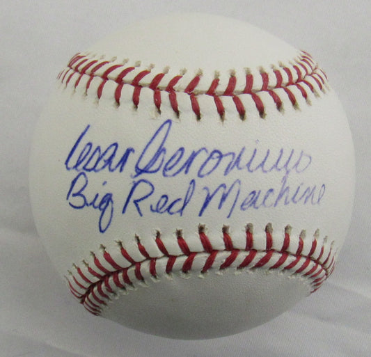 Cesar Geronimo Signed Auto Rawlings Baseball JSA DD73384