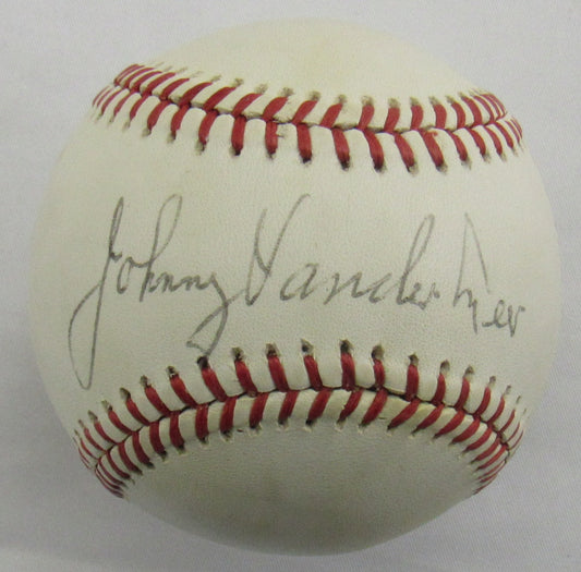 Johnny Vander Meer Signed Auto Rawlings Baseball JSA EE31507
