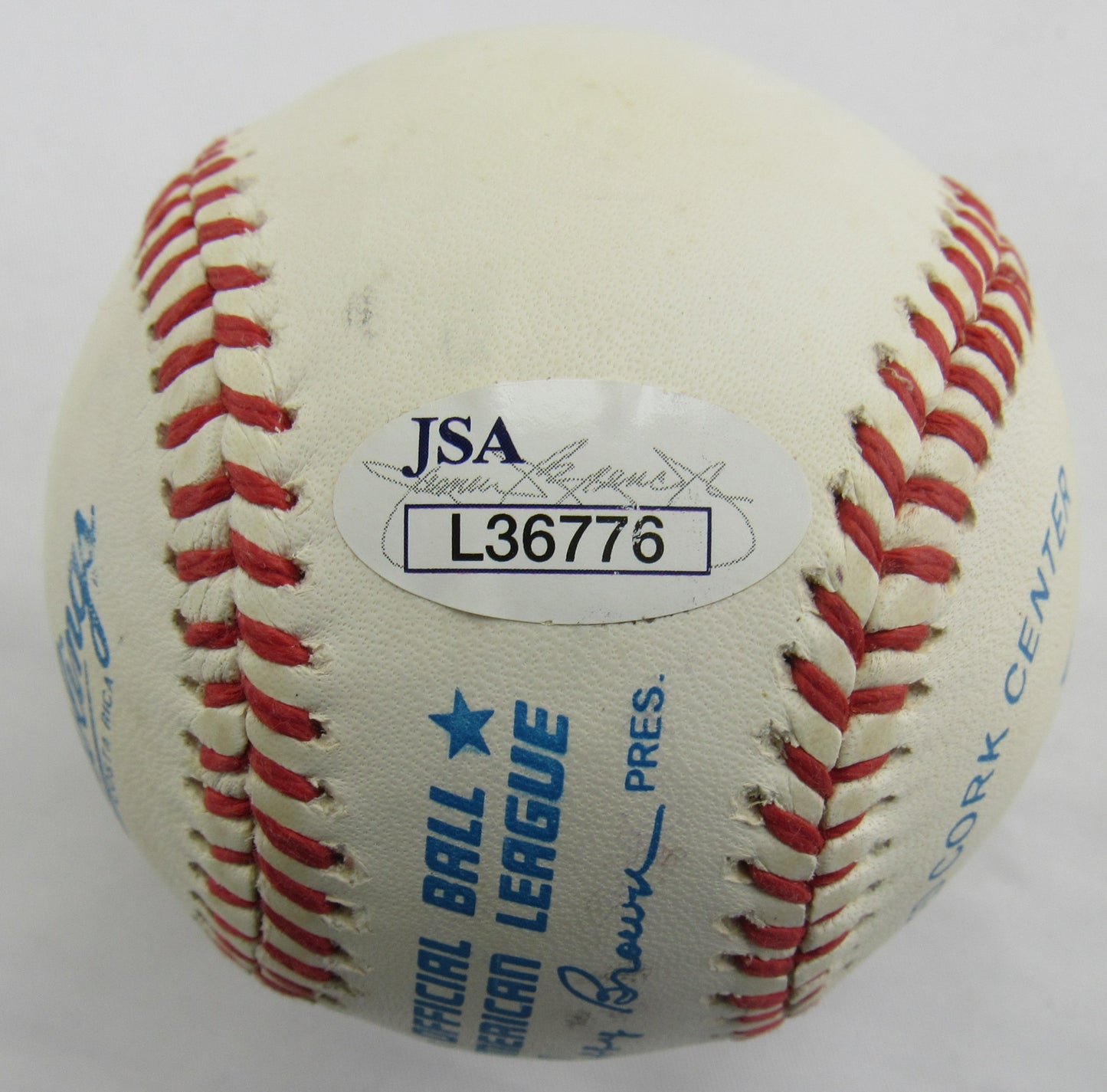 Tony LaRussa Signed Auto Rawlings Baseball JSA L36776