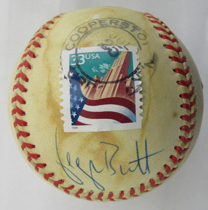 Nolan Ryan George Brett Robin Yount Signed Auto Autograph Rawlings Baseball JSA AY77393