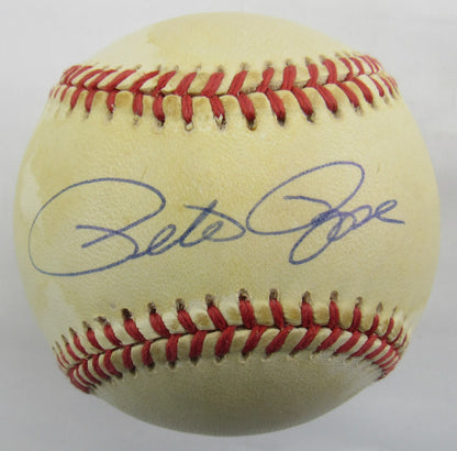 Pete Rose Signed Auto Autograph Rawlings Baseball JSA AY77392