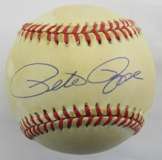 Pete Rose Signed Auto Autograph Rawlings Baseball JSA AY77392