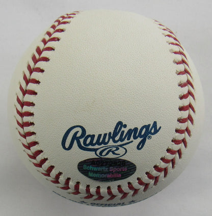 Dave Stewart Signed Auto Rawlings Baseball Schwartz Sports / No Hitter Insc.