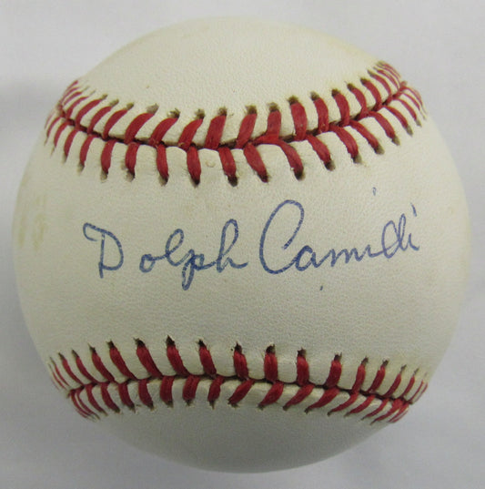 Dolph Camilli Signed Auto Rawlings Baseball JSA CC82423