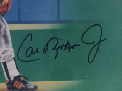 Cal Ripken Jr Brooks Robinson Signed Auto Autograph Framed Print JSA AX39273