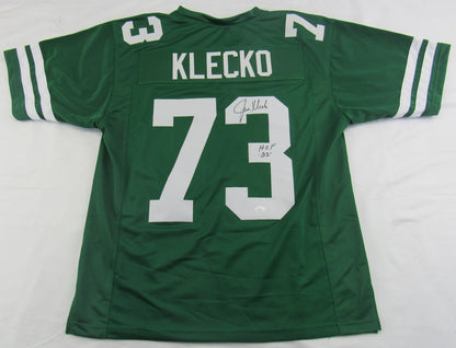 Joe Klecko Signed Auto Autograph Replica Jets Jersey JSA COA