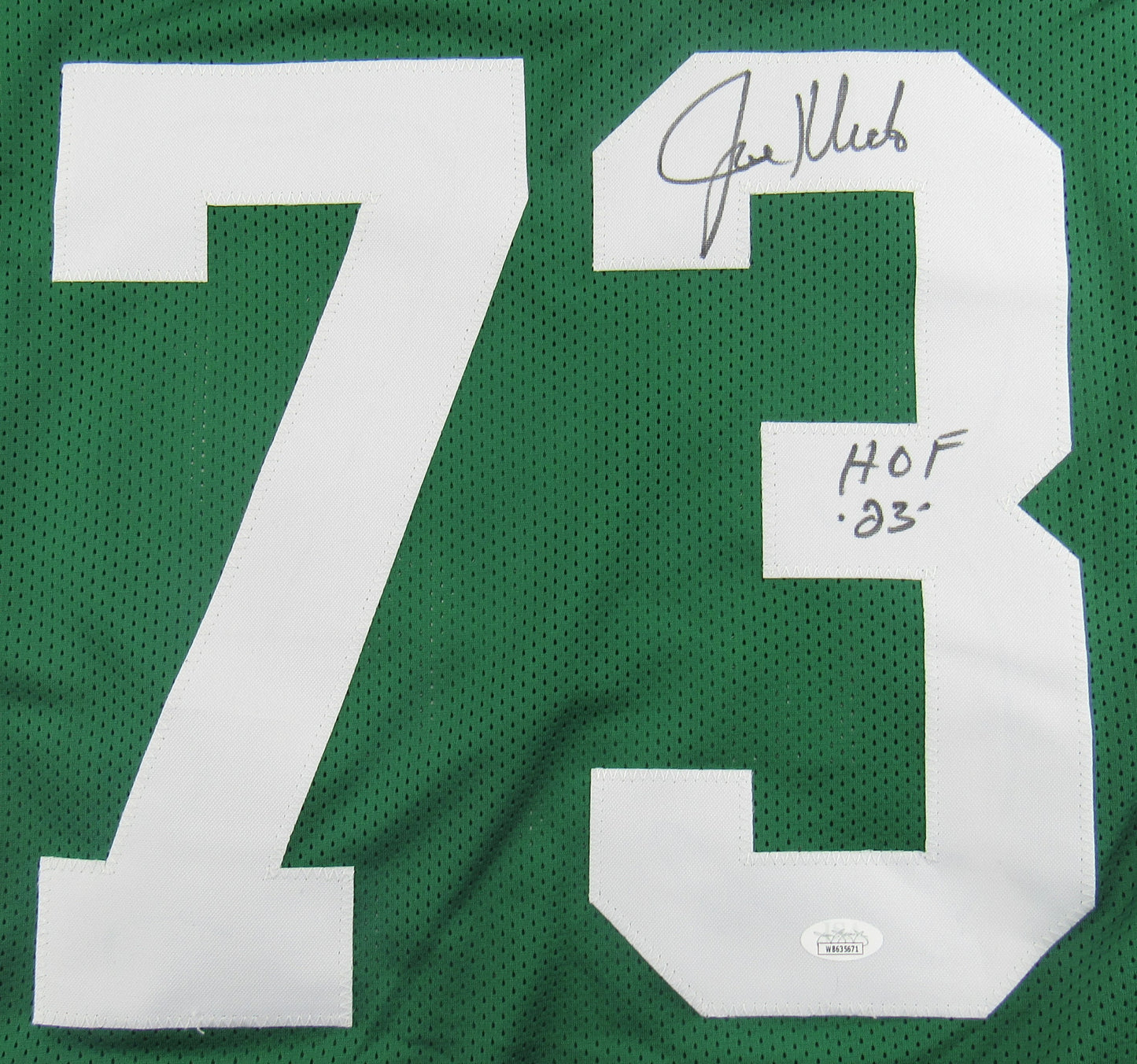 Joe Klecko Signed Auto Autograph Replica Jets Jersey JSA COA